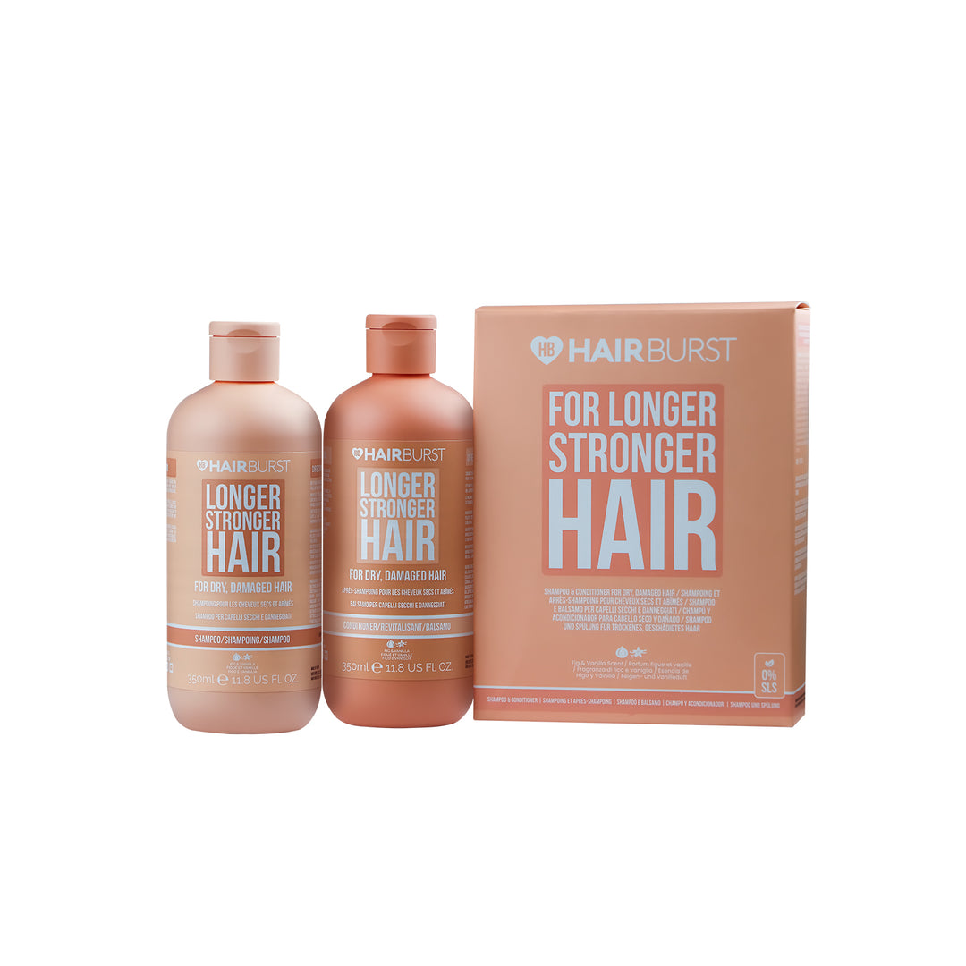 HAIR BURST Shampoo&Conditioner Kit For Dry , Damage Hair 2x350ml – Complete Cleansing & Conditioning Routine