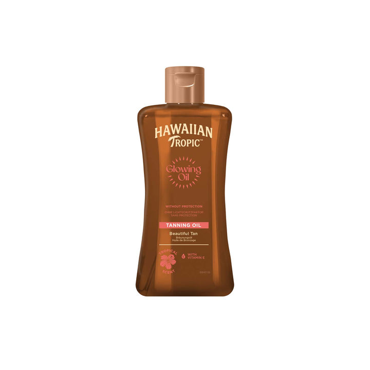 Hawaiian Tropic Glowing Oil Tanning Oil 200ml – For a Deep, Glowing Tan