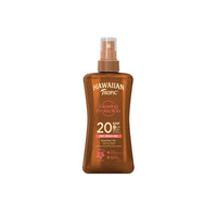 Hawaiian Tropic Glowing Protection 20SPF Dry Oil Gel 200ml – Daily UVA/UVB Sun Protection
