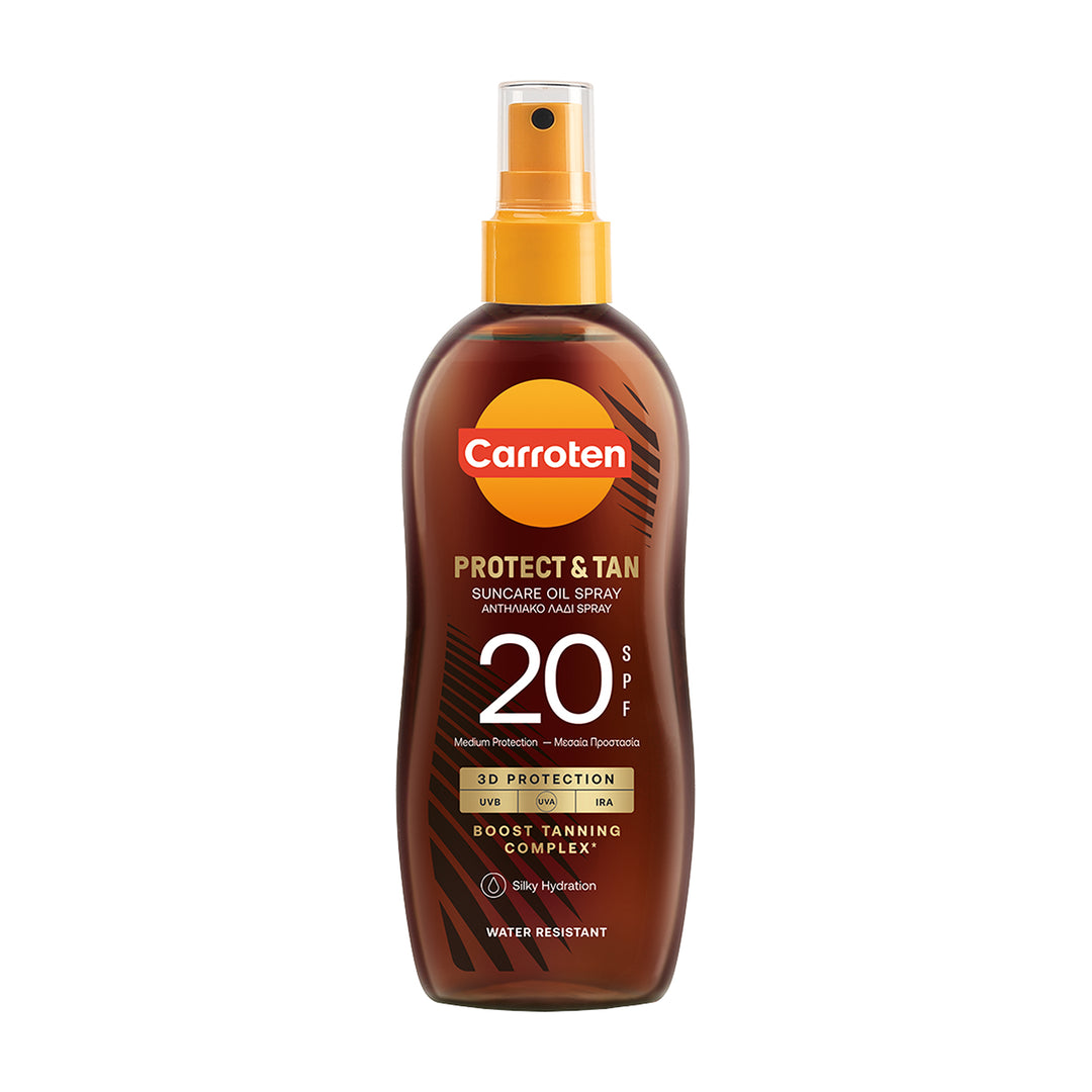 Carroten Protect & Tan Sun Care Oil Spray SPF20