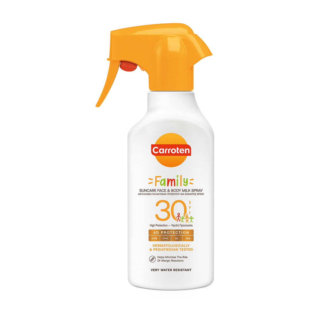 Carroten Family Sun Care Face & Body Milk Spray SPF30