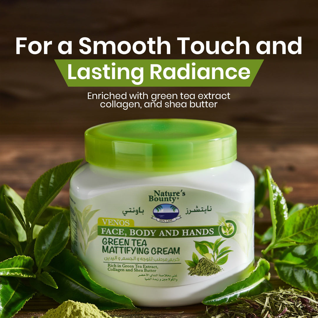 Nature's Bounty  Venos Green Tea Cream Face and Body and Hands