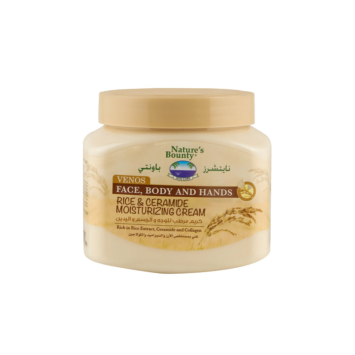 Nature's Bounty Rice and Ceramide Moisturizing cream