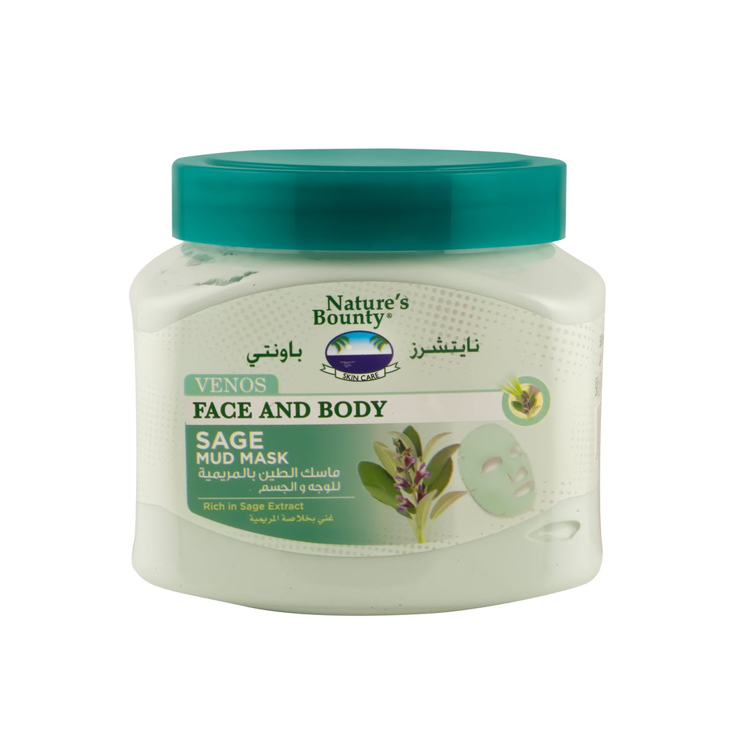 Natures Bounty Venos Sage Mud Mask Face and Body