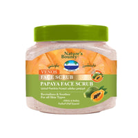 Nature's Bounty Papaya Face Scrub 300ml – Gentle Exfoliation & Smoother-Looking Skin