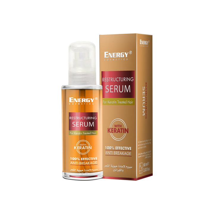 Energy Keratin Serum For Treated Hair 60ml – Smoothness, Frizz Control & Shine