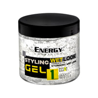Energy Styling Hair Gel Wet Look 500ml – Styling Hold & Definition