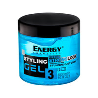 Energy Styling Hair Gel Extra Strong Look (3) 500ml – Styling Hold & Definition