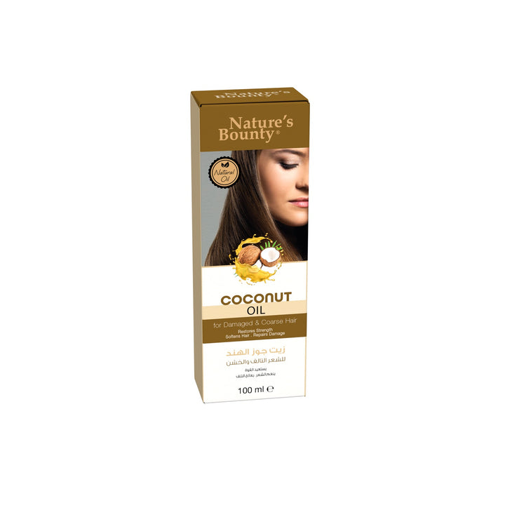 Nature's Bounty hair & body oil with Coconut Oil for damaged & coarse hair