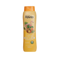 Ravita shower gel tropical fruits with aloe vera extract 1000ml – Gentle Cleansing & Freshness