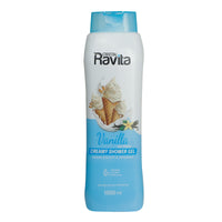 Ravita creamy shower gel Vanilla Ice Cream 1000ml – Gentle Cleansing & Freshness