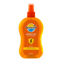 Momento Protective Tanning Carrot Oil SPF 6 250ml – Daily UVA/UVB Sun Protection