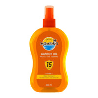 Momento Protective Tanning Carrot Oil SPF 15 250ml – Daily UVA/UVB Sun Protection