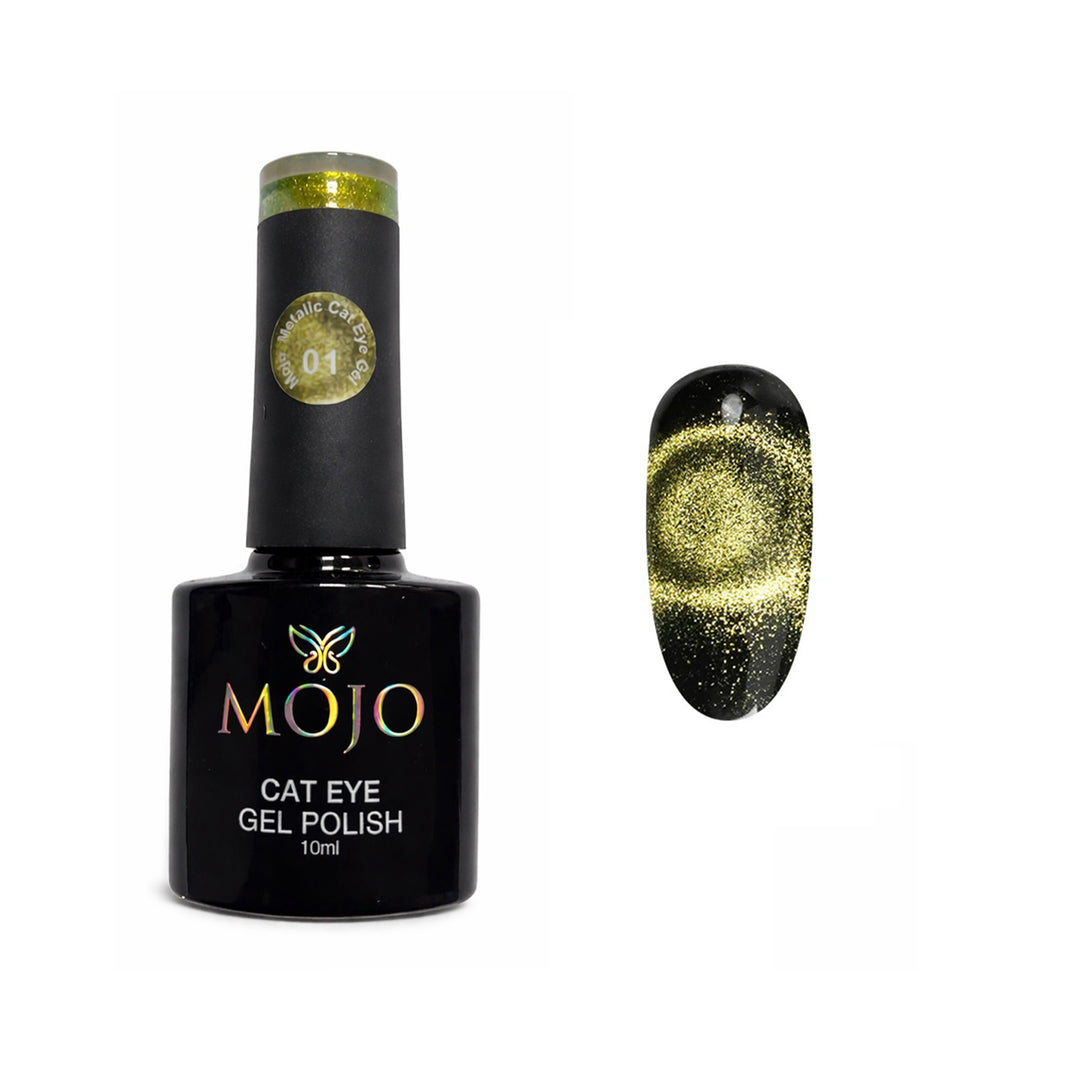 Mojo Metalic cat eye gel polish 01