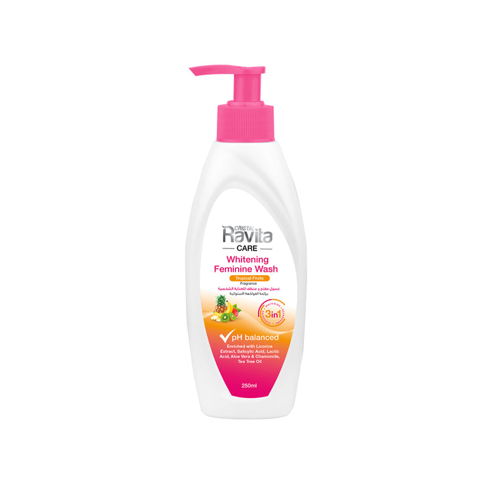 Cristal Ravita Whitening Feminine Wash Tropical Fruits Fragrance 250ML