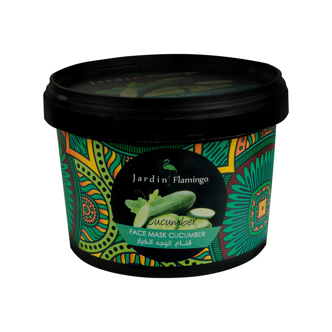 Jardin Flamingo Face mask with cucumber