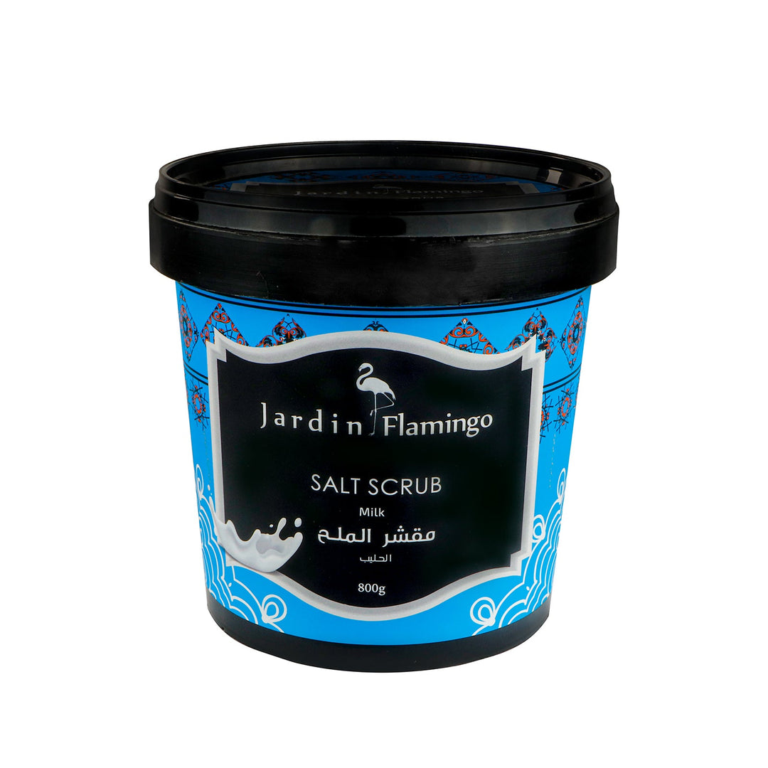 Jardin Flamingo salt scrub with Milk