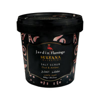 Jardin Flamingo sultana salt scrub with oud and amber 800g – Gentle Exfoliation & Smoother-Looking Skin