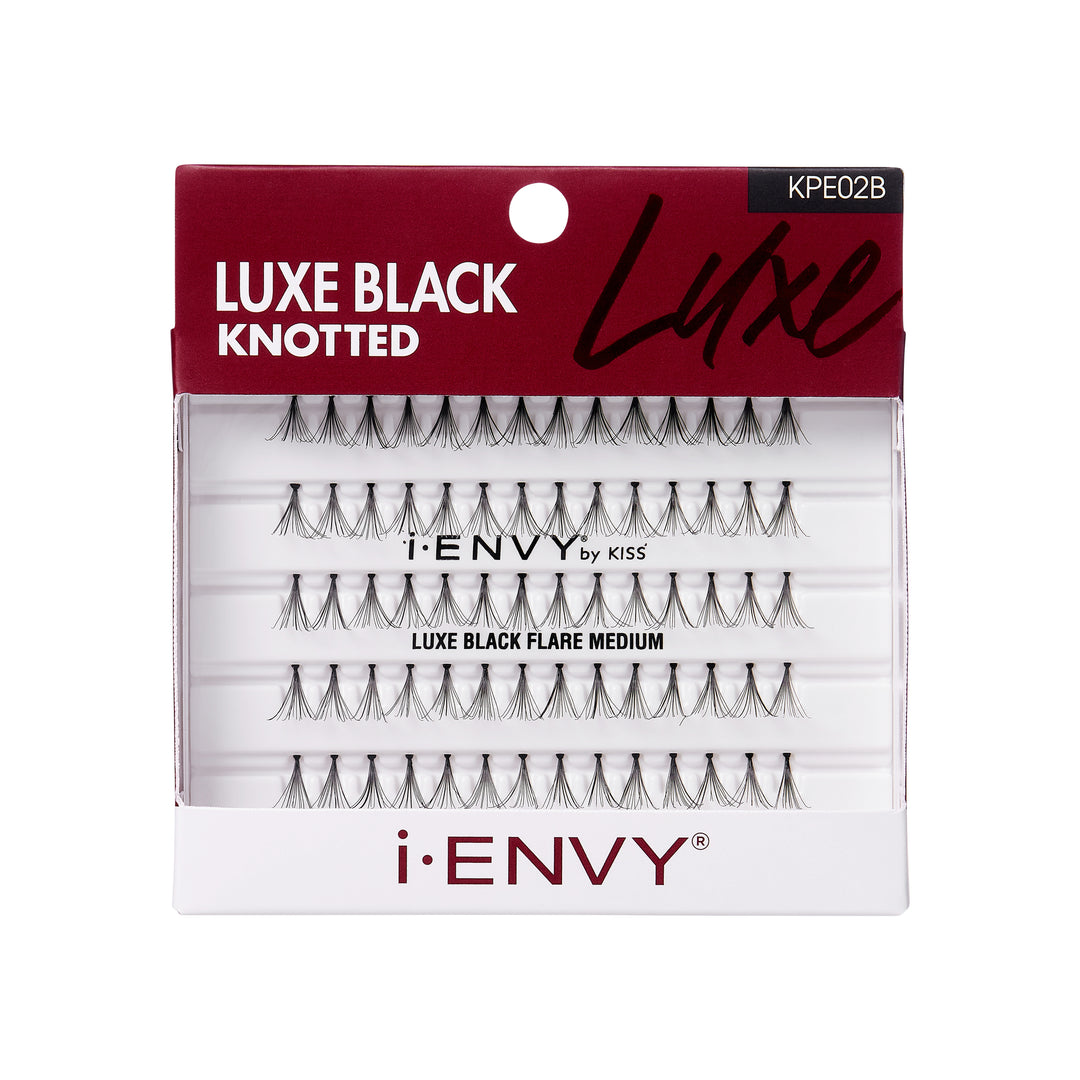 Kiss Lashes Luxe Black Meduim KPE02B
