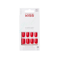 Kiss gel fantasy Whatever short, 28 nails, KGN10 28pcs – Quick, Polished Manicure Look