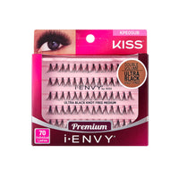 Kiss Lashes KONTFREE MEDUM Ult BLACK KPE05UB – Defined, Fuller-Looking Lashes