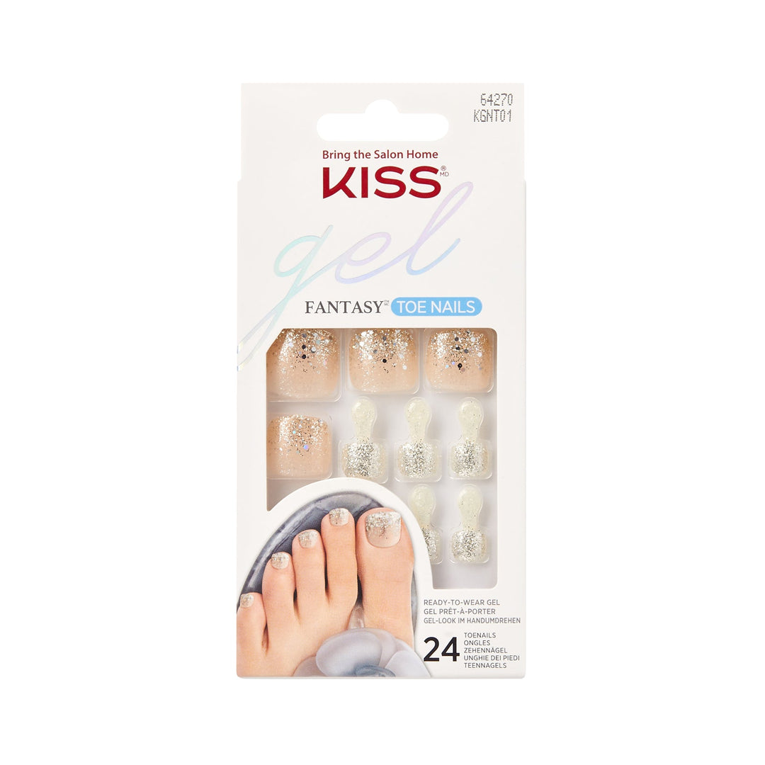 KISS gel fantasy Toe, 28 nails, KGNT01C