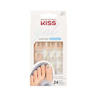 KISS gel fantasy Toe, 28 nails, KGNT01C 28pcs – Quick, Polished Manicure Look