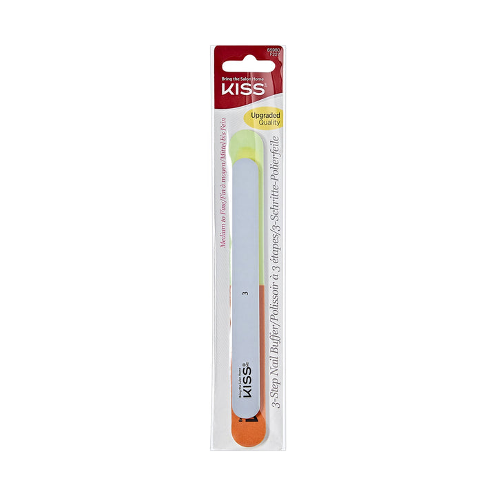 KISS 3-STEP NAIL BUFFER F227 – Neat, Polished Nail Look