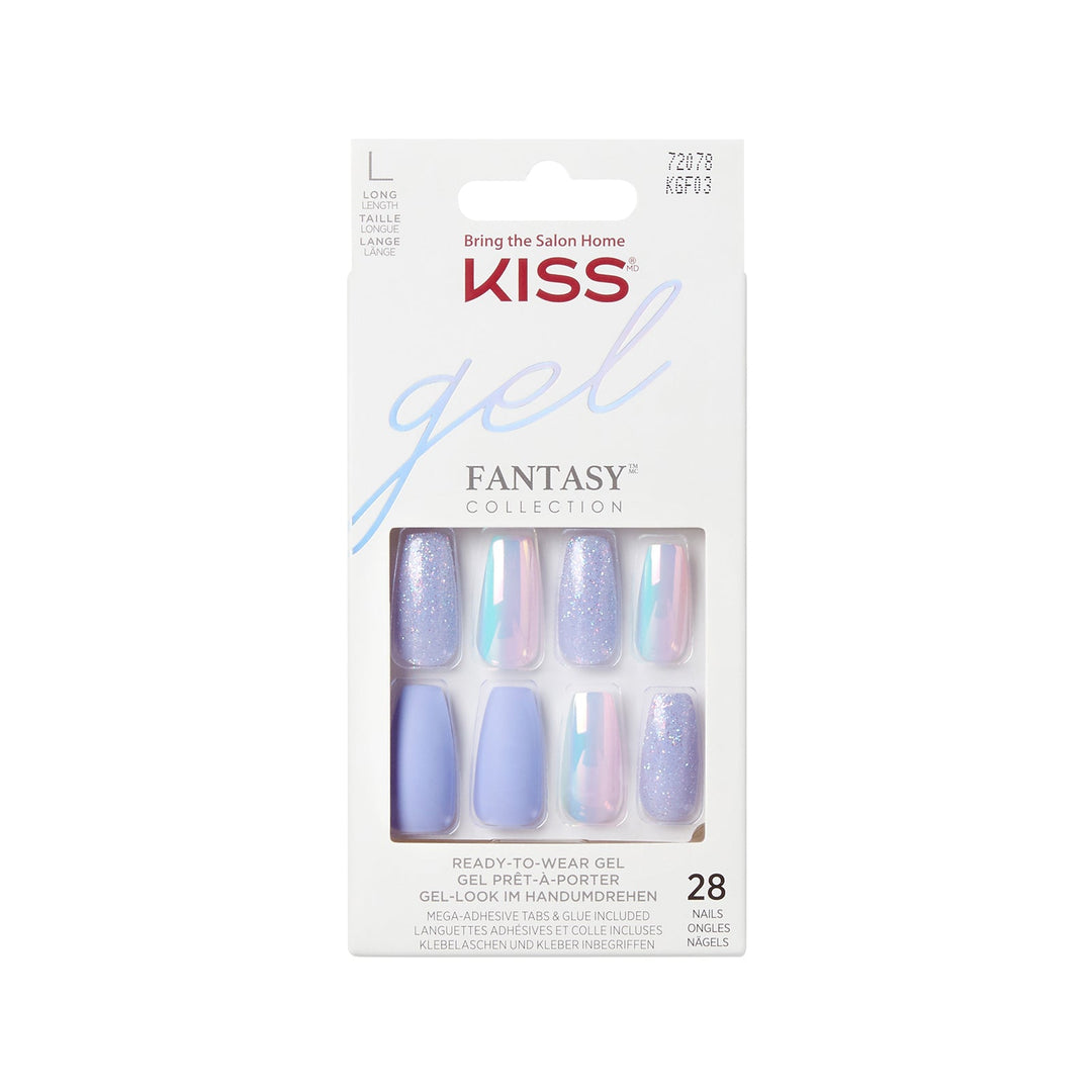 Kiss gel fantasy Long, 28 nails, KGF03