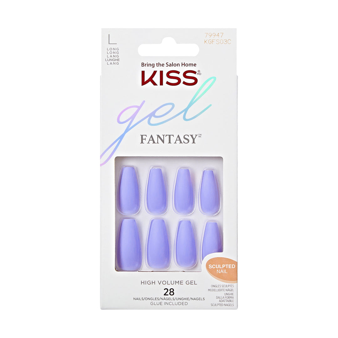 Kiss gel fantasy Sculpted Night After Long, 28 nails, KGFS03C