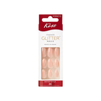 Kiss glitter fashion Missing Out medium, 28 nails, KOGN01C 28pcs – Quick, Polished Manicure Look
