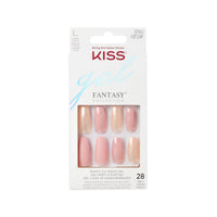 Kiss gel Fantasy Nails Peachy Long, 28 nails, KKGF104 28pcs – Quick, Polished Manicure Look
