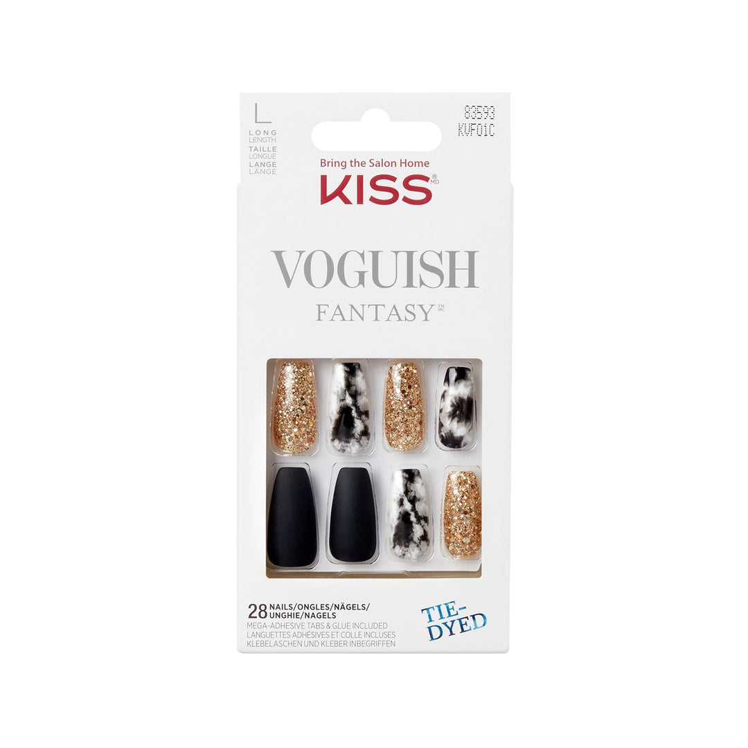 Kiss voguish New York Long, 28 nails, KVF01