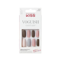 Kiss voguish Chilllout Long, 28 nails, KVF02 28pcs – Quick, Polished Manicure Look