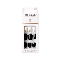 Kiss impress Midnight Drive short, 30 nails, KIM004 30pcs – Quick, Polished Manicure Look