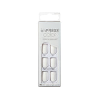 Kiss impress color Frosting short, 30 nails, KIMC019 30pcs – Quick, Polished Manicure Look