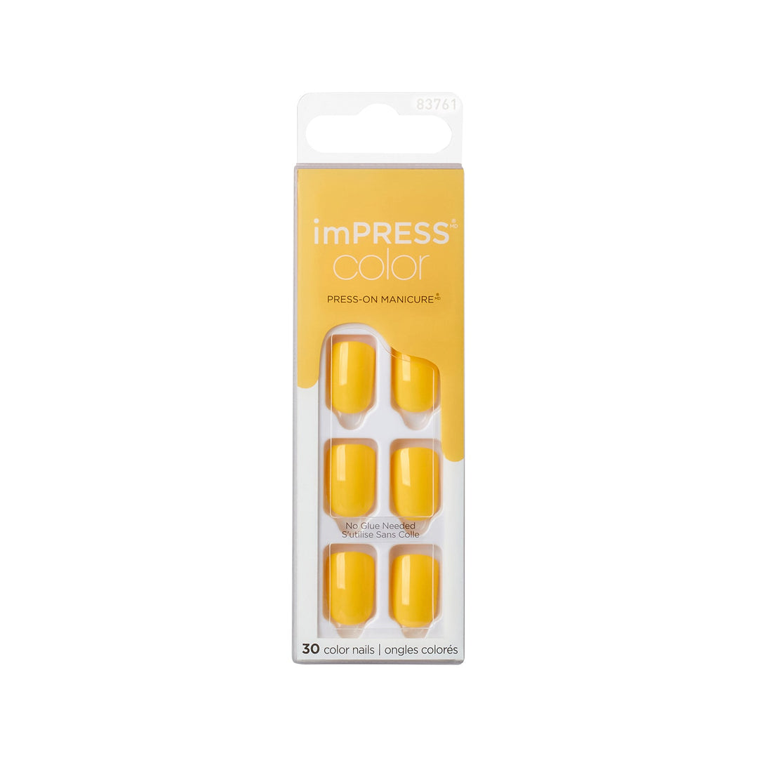 Kiss impress color YOLO short, 30 nails, KIMC022