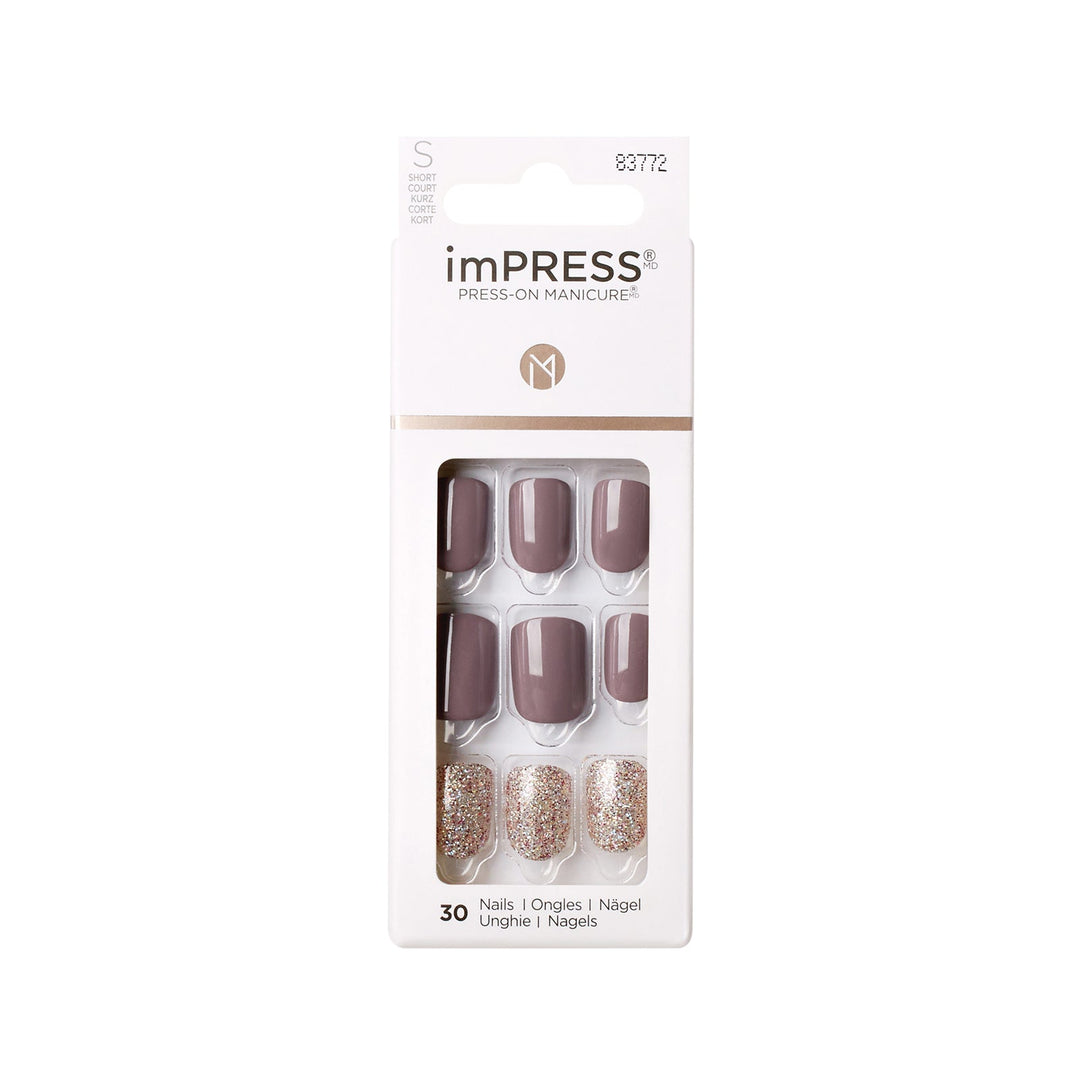 Kiss impress Flawless short, 30 nails, KIM011