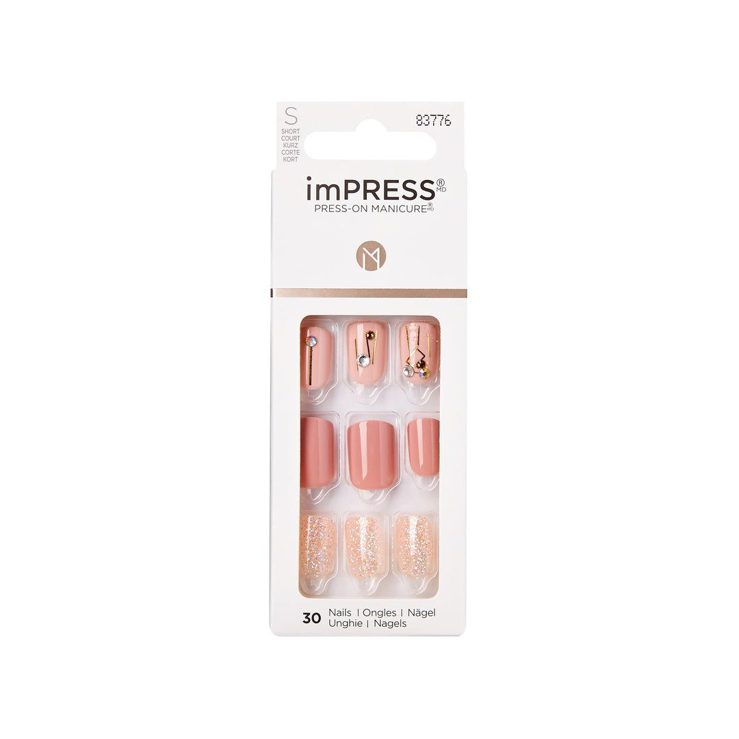 Kiss impress Fine Lines short, 30 nails, KIM015
