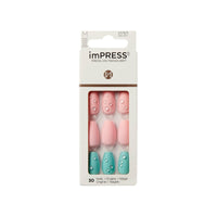 Kiss impress Dew Drop medium, 30 nails, KIMM06 24pcs – Quick, Polished Manicure Look