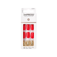 Kiss impress Memories medium, 30 nails, KIMM08 24pcs – Quick, Polished Manicure Look