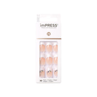 Kiss impress Medium- I Think I KIMM15 – Neat, Polished Nail Look