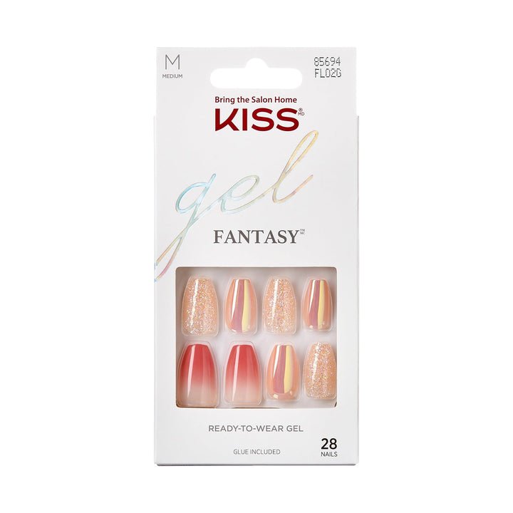 Kiss Glam Fantasy Nail Problem Solved FL02 – Neat, Polished Nail Look