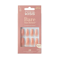 kiss bare but Better medium, 28 nails, BN02C 28pcs – Quick, Polished Manicure Look