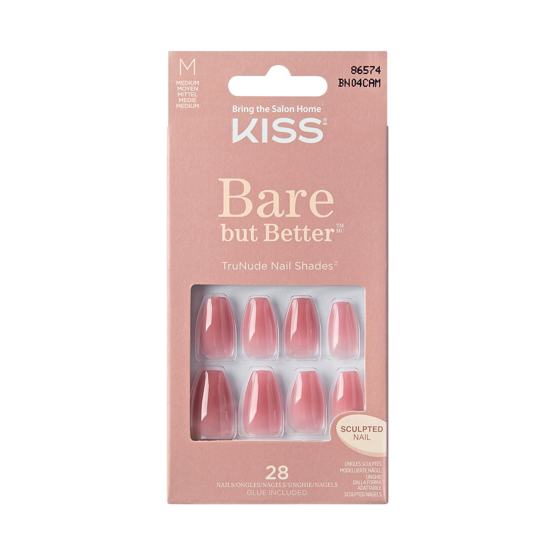 kiss bare but Better medium, 28 nails, BN04C
