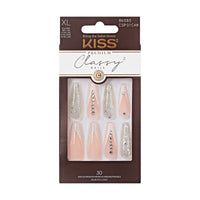 Kiss Classy Nails Premium- Sophisticated CSP01C – Quick, Polished Manicure Look