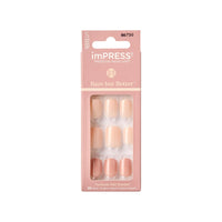 kiss impress bare but Better Short, 30 nails, IMB05C 30pcs – Quick, Polished Manicure Look