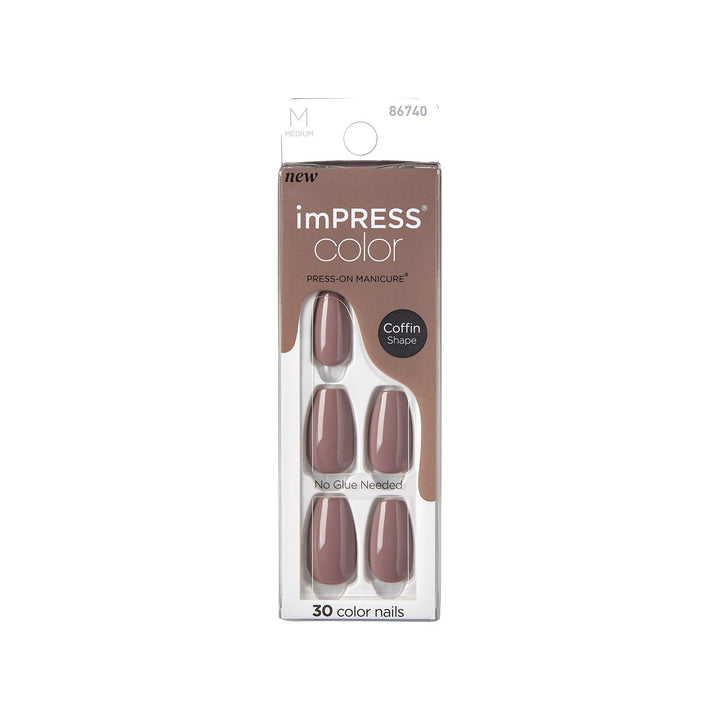 Kiss impress color medium, 30 nails, IMC507C 30pcs – Quick, Polished Manicure Look