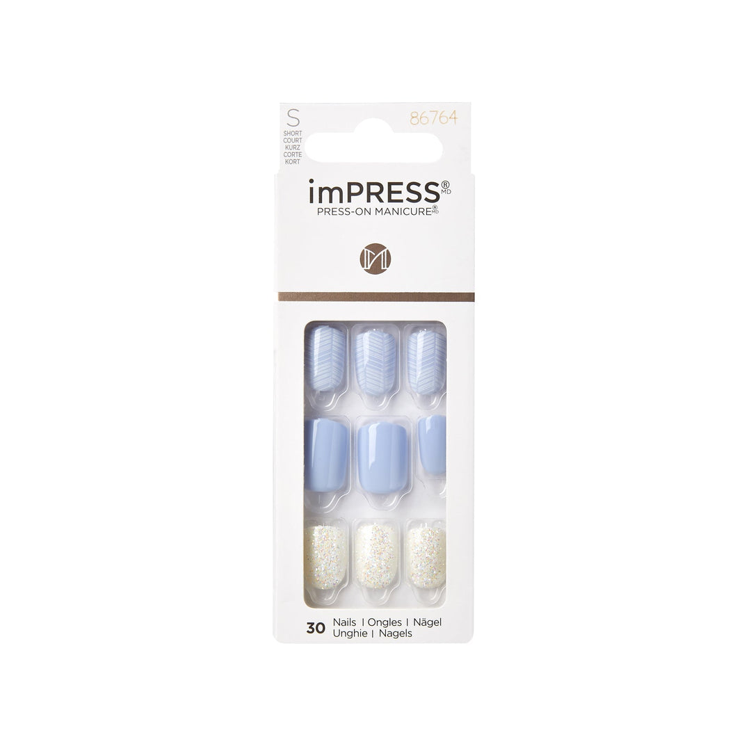 Kiss impress Lavender short, 30 nails, IM027C