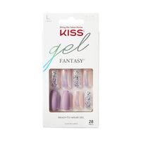 Kiss gel fantasy Rainbow Rings Long, 28 nails, FL07C 28pcs – Quick, Polished Manicure Look